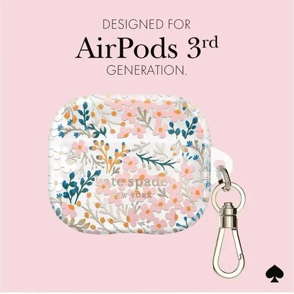 Kate Spade new york Protective Case for AirPods 3rd Generation-Floral - Picture 7 of 8